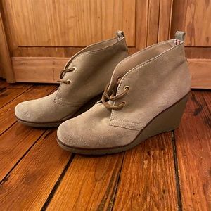 Sperry Suede Wedge Bootie
